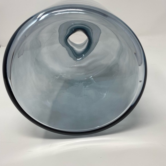 Blue Glass Decorative Vase - Picture 8 of 9